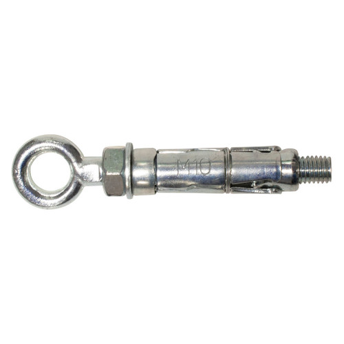 M10 Eye Bolt Shield Anchor Zinc Plated (CR3) (Forged Type) (Box 25)