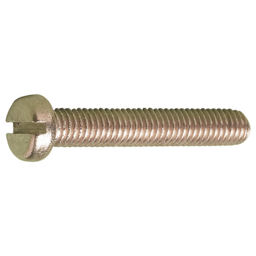 M4 x 20 Brass Slot Cheese Head Screw DIN 84 (Box 200)