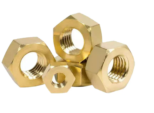 4BA BS57 Brass Full Nut (Box 1000)