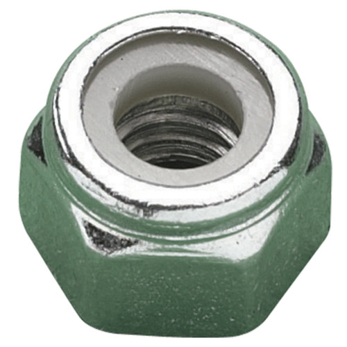 M5 DIN982 Type P Nylon Insert Nut Class 8 Zinc Plated Bulk (Box 10000)