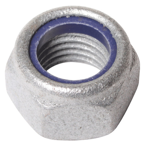 M20 DIN985 Type T Nylon Insert Nut Class 6 Mechanical Galvanised (Box 50)