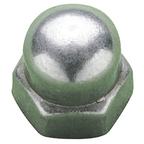 M8 DIN 1587 Class 6 Dome Nut Bright Mild Steel Zinc Plated (Box 200)