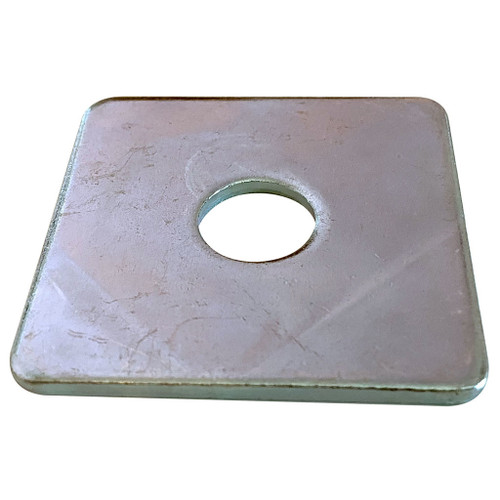 M8 x 40 x 3mm Square Plate Washer Zinc Plated BS3410 (Box 100)