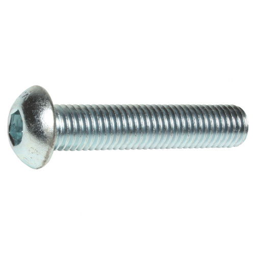 M16 x 60 Socket Dome Screw Gr10.9 Zinc Plated ISO7380 (Box 25)