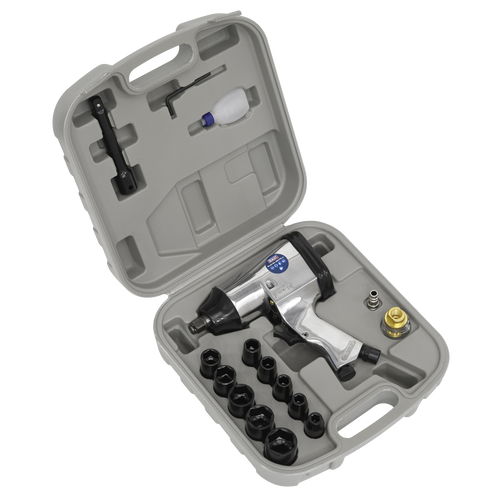 Air Impact Wrench Kit with Sockets 1/2"Sq Drive (SA2/TS)