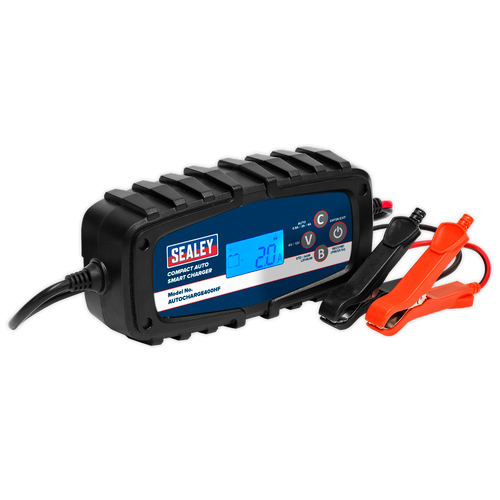 Compact Smart Charger & Maintainer 4A 9-Cycle 6/12V - Lithium (AUTOCHARGE400HF)