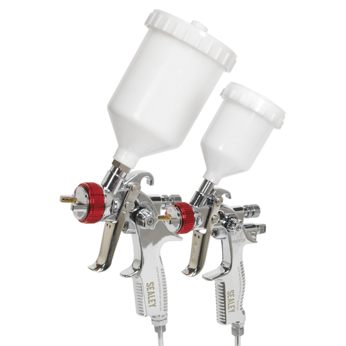 HVLP Gravity Feed Top Coat/Touch-Up Spray Gun Set (HVLP774)
