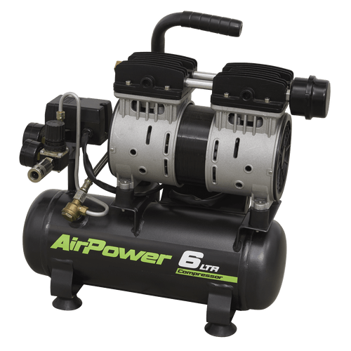 Low Noise Air Compressor 6L Direct Drive 0.7hp (SAC0607S)