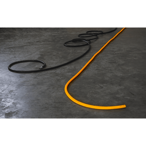 Air Hose 10m x ¯8mm Hybrid High-Visibility with 1/4"BSP Unions (AHHC10)