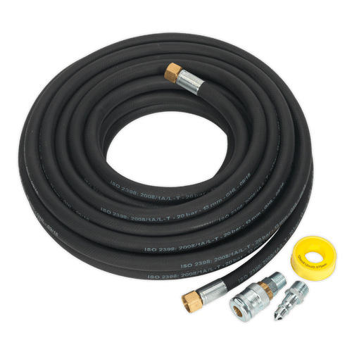 Air Hose Kit 15m x ¯13mm High Flow with 100 Series Adaptors (AHK04)