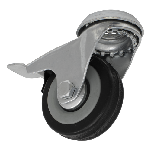 Castor Wheel Bolt Hole Swivel with Brake ¯50mm (SCW150SBL)