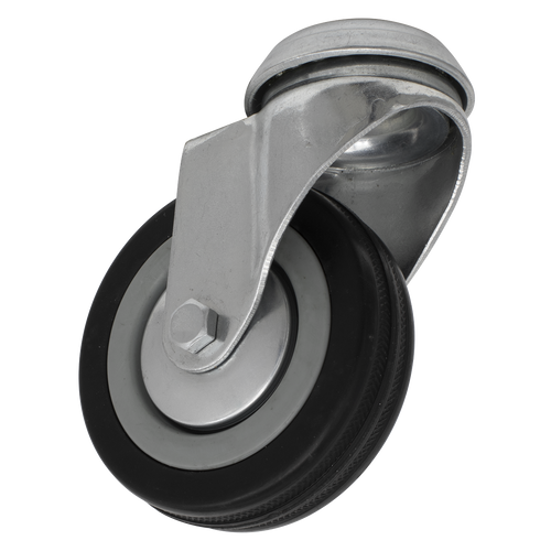 Castor Wheel Bolt Hole Swivel ¯75mm (SCW175SB)