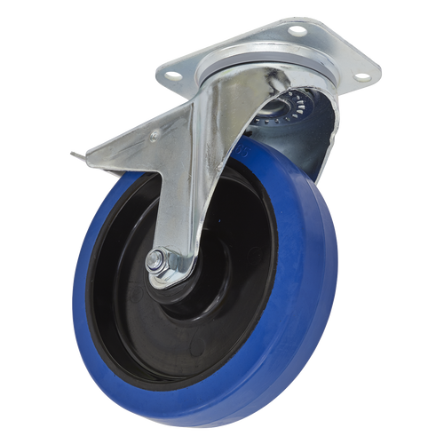 Castor Wheel Swivel Plate with Total Lock ¯200mm (SCW3200SPL)