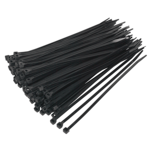 Cable Tie 200 x 4.8mm Black Pack of 100 (CT20048P100)