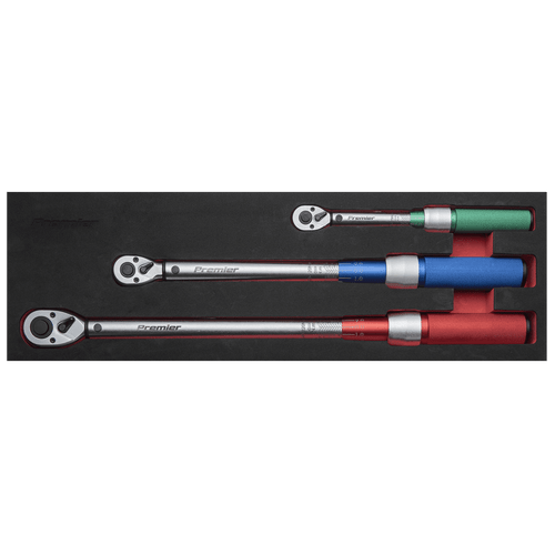 Sealey Torque Wrench Micrometer Style 3pc Set