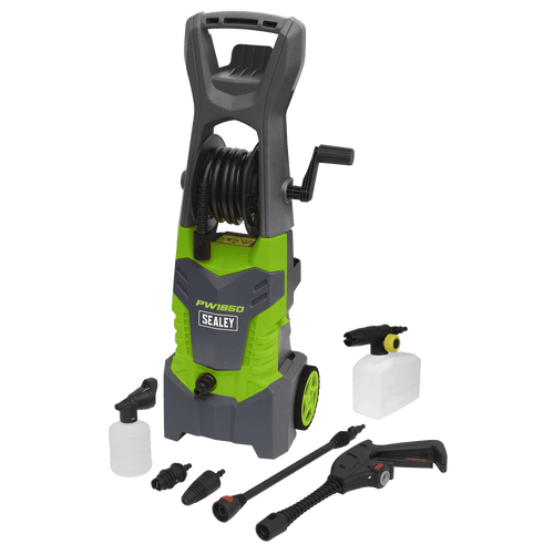 Sealey Pressure Washer 130bar with Snow Foam Sprayer Kit