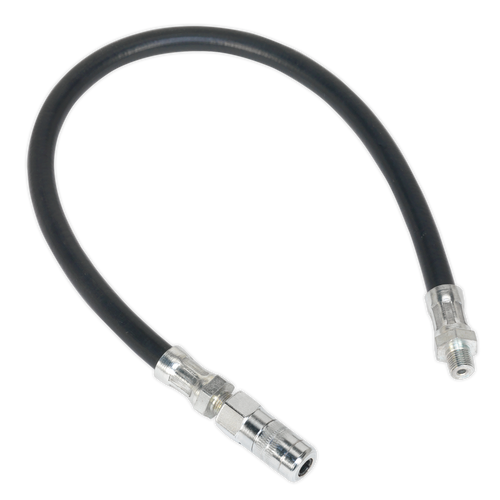 Rubber Delivery Hose with 4-Jaw Connector Flexible 450mm 1/8"BSP Gas (GGHE450)