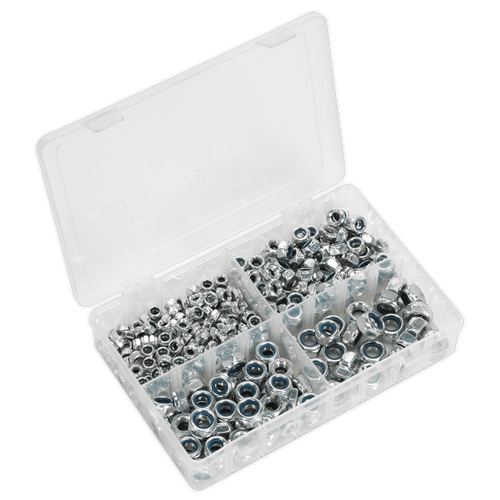 Nylon Locknut Assortment 300pc M6-M12 Metric (AB032LN)