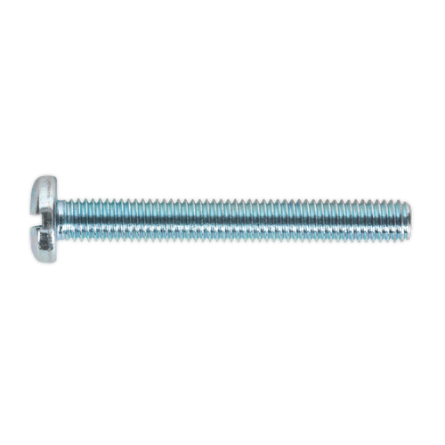 Machine Screw M5 x 50mm Pan Head Slot Zinc Pack of 50 (MSS550)