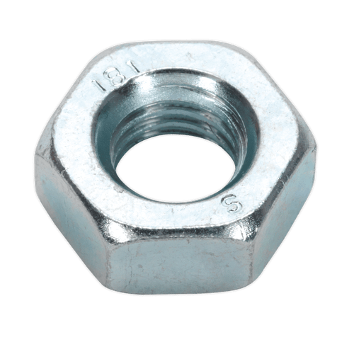 Steel Nut DIN 934 - M10 Zinc Pack of 100 (SN10)