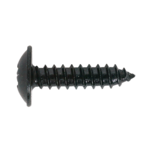 Self Tapping Screw 4.8 x 13mm Flanged Head Black Pozi Pack of 100 (BST4813)