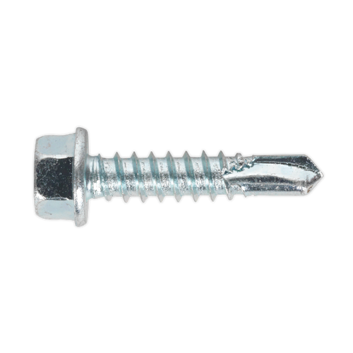 Self Drilling Screw 5.5 x 25mm Hex Head Zinc Pack of 100 (SDHX5525)