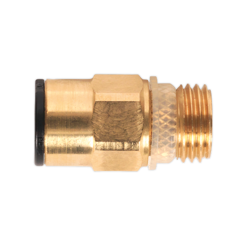 Brass SuperThread Straight Adaptor 8mm x 1/4"BSP Pack of 2 (John Guest Speedfit¨ - RM10812) (JGBC814)