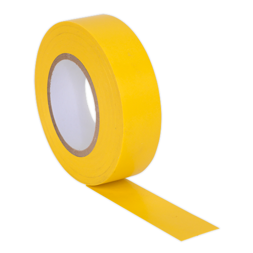 PVC Insulating Tape 19mm x 20m Yellow Pack of 10 (ITYEL10)
