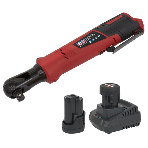 Cordless Ratchet Wrench Kit 1/2"Sq Drive 12V Lithium-ion - 2 Batteries (CP1209KIT)