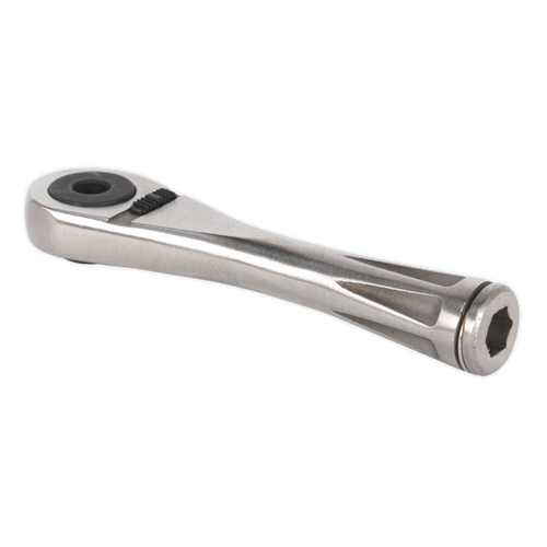 Bit Driver Ratchet Micro 1/4"Hex Stainless Steel (AK6962)