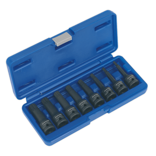 Impact Spline Socket Bit Set 8pc 1/2"Sq Drive (AK5604)