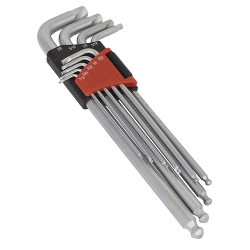 Ball-End Hex Key Set 9pc Lock-Onª Imperial (AK7181)