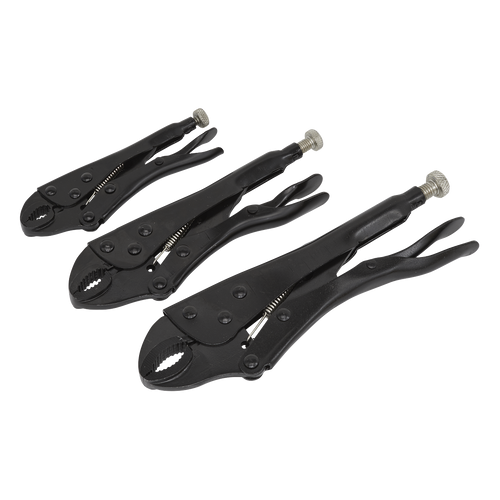 Locking Pliers Set 3pc Rust Resistant (AK668)