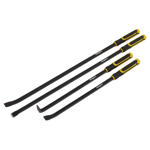 Pry Bar Set 4pc Heavy-Duty with Hammer cap (S01193)