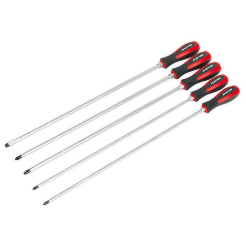 Screwdriver Set 5pc Hammer-Thru 450mm (AK4936)