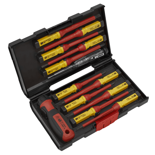 Screwdriver Set 13pc Interchangeable - VDE Approved (AK6128)