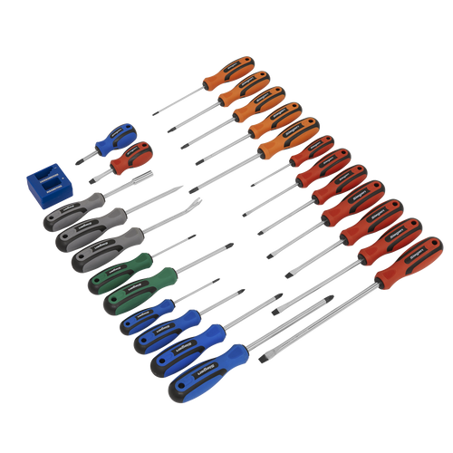 Soft Grip Screwdriver Set 24pc (S0617)