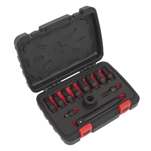 Impact Socket Bit & Accessories Set 12pc 3/4"Sq Drive (AK5617)