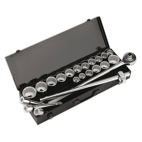 Socket Set 22pc 3/4"Sq Drive 12-point WallDrive¨ (AK259/CRV)