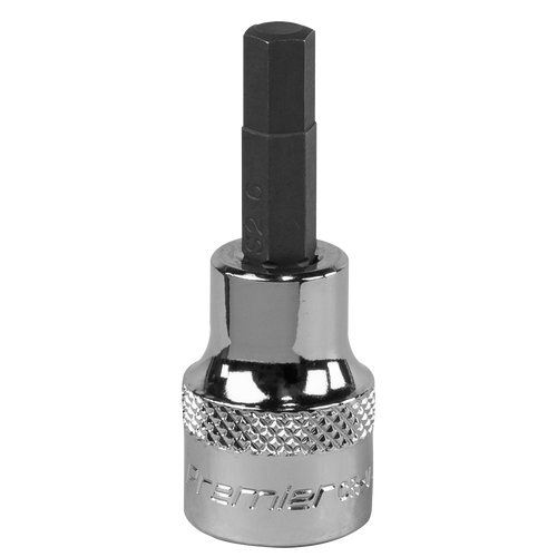 Hex Socket Bit 6mm 3/8"Sq Drive (SBH009)