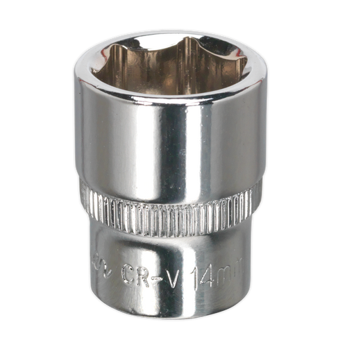 WallDrive¨ Socket 14mm 1/4"Sq Drive Fully Polished (SP1414)