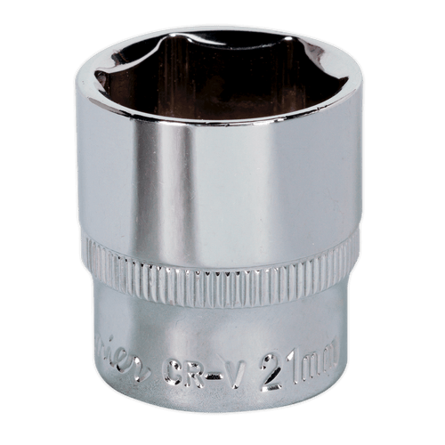 WallDrive¨ Socket 21mm 3/8"Sq Drive Fully Polished (SP3821)