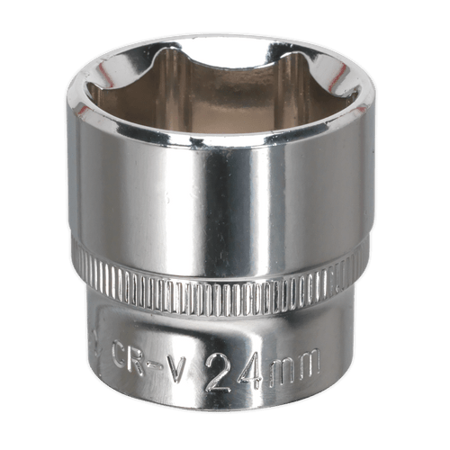 WallDrive¨ Socket 24mm 3/8"Sq Drive Fully Polished (SP3824)