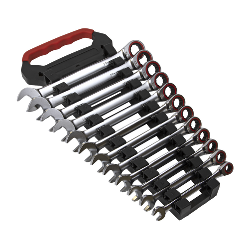 Ratchet Combination Spanner Set 12pc Metric Platinum Series (AK63940)