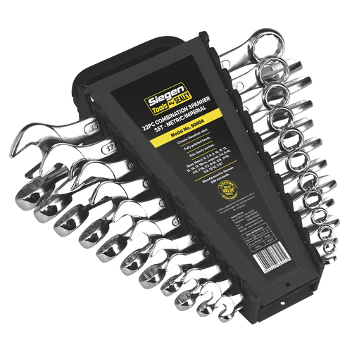 Combination Spanner Set 22pc Metric/Imperial (S0404)