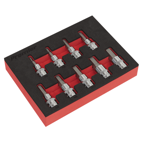 Hex Socket Bit Set 9pc 3/8"Sq Drive - Metric (AK6240)