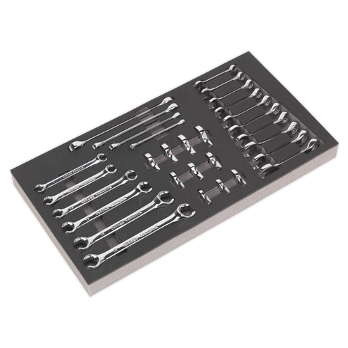 Tool Tray with Specialised Spanner Set 30pc - Metric (S01125)