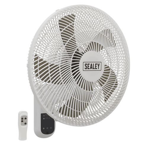 Wall Fan 3-Speed 16" with Remote Control 230V (SWF16WR)