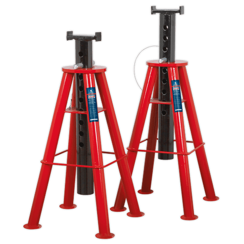 Axle Stands (Pair) 10tonne Capacity per Stand High Level (AS10H)