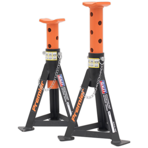Axle Stands (Pair) 3tonne Capacity per Stand - Orange (AS3O)